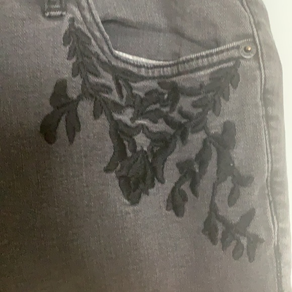 Torrid Women's Boyfriend Jeans - Dark Gray - Picture 3 of 4